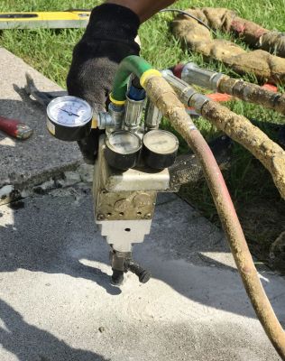 Concrete Leveling Process